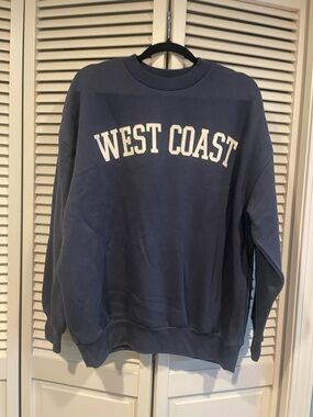 West Coast Graphic Crewneck Sweatshirt - Navy … West Coast is the Best Coast!